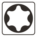 TORX antgalis 50 mm T20 (3 vnt.)