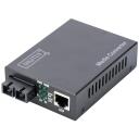 Digitus mediju pārveidotājs DN-82020-1, 10/100M RJ45 ports, 1310nm, līdz 2km, SC duplex