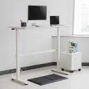 Maclean istu-seisa k&auml;sitsi reguleeritav laud ER-401W, 70-117cm, 140x60cm, 40kg, reguleeritav tugi, komplektis montaažitarvikud