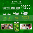 Pressimisseade - sõel konserveerimiseks, soolvee hapukurkide ja äädika jaoks Ø100 BROWIN 139056 9.4x9.4x4.6 cm