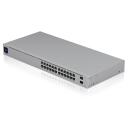 Ubiquiti Коммутатор USW-24-POE, 24xRJ-45, 16xPoE+, 10/100/1000 Mbps, IEEE 802.3af, IEEE 802.3at, управляемый