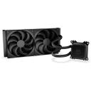 Endorfy Datora korpuss EY3B002, 280 mm, 2 ventilatori, 100000 h, 0,30 A, 250-1800 RPM, FDB, melns, saderīgs ar AMD un Intel