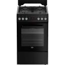 Beko FSM52331DBDS plīts, 600mm, 500mm, 850mm, 1 cepe&scaron;krāsns, 60L, 4 plīts zonas, 8 funkcijas, elektriskā jauda 2100W
