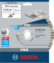 Lielām leņķa slīpma&scaron;īnām ar fiksācijas uzgriezni PRO CONCRETE DIMANTA GRIEZĒJDISKS, 2608602654 BOSCH