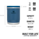 Maisto termosas The Adventure To-Go 0,53L mėlynas; 2810836008 STANLEY