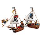Lego Kūrėjas 3 IN 1 31387 Ikoni&scaron;ka piratų laivas, 1074 elementai, 5 figūrėlės, 9+ metų