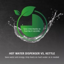 Brīvi stāvošs tūlītējas uzsildīšanas ūdens dozators 2.7 L 2600 W melns nerūsējošais tērauds HW770 Advanced 01889 Caso