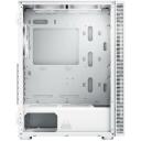 Montech Korpus X3MESH(W), Midi Tower, 3x140mm, 1x120mm, RGB ventiliatoriai, Grūdintas stiklas