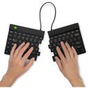 R-Go Tools klaviatuur R-GO SPLIT BREAK, traadita, Bluetooth 5.0, QWERTY, must, aku maht 500 mAh, 140 h aku t&ouml;&ouml;aeg