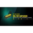 Nitecore Įkraunamos baterijos NC-NL1816R, 1600 mAh, 3.6 V, 18350, USB-C įkrovimas, 3A i&scaron;krova, apsauga