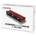 Axagon SSD jahuti M.2 CLR-M2, 76 x 24 x 10 mm, punane, 3 soojusjuhtivad padjad, paigaldusmaterjal, kruvikeeraja