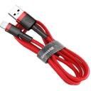 Baseus Kaabel CALKLF-B09, 100cm, 2.4A, Lightning, USB, punane