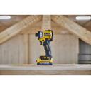 Dewalt L&ouml;&ouml;ktrell DCF860E2T-QW 18V, 282 Nm, 1/4", 4 režiimi, 2 x 1.7 Ah Aku, 123 mm, 1.09 kg