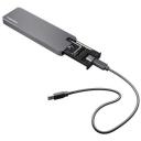 Natec HDD cietā diska korpuss NKZ-1953, 33mm, 9mm, 101mm, 37g, Alumīnijs, PVC, USB 3.1, 1 Gbit/s, M.2, USB Type-C, 2 TB, 1 disks