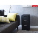 Kumode ar 3 atvilktnēm Style Curver 0806604210 33x38x60cm tumši brūna