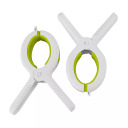 „Love XL“ paplūdimio rankšluosčių kabliukai 2 vnt. GIO`STYLE 115641001 10x2x13cm įvairūs