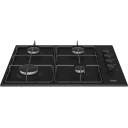 Beko Dujinė viryklė HIBG64120SB, 7900 W, 4 degikliai, mechaninis valdymas, plienas, liepsnos sauga