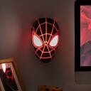 Paladone &Auml;mblikmees Miles Morales maski valgus PP14323SPMVN, 22cm, LED, vabalt seisv/sisesein, must/punane
