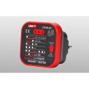 Uni-T toitepistiku tester UT07B-EU, 230 V, 50-60 Hz, RCD ~30 mA, ilma maandusindikaatorita, ilma neutraali juhtme indikaatorita
