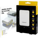 Intenso Power Bank XS10000 10000 mAh, Li-Pol&uuml;meer, 1x USB-A, 1x USB-C, 3.1 A, valge