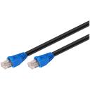 Goobay patch kabelis 94393, 30m, 1000 Mbit/s, RJ45 male (8P8C), UV un ūdens izturīgs, zelta kontaktu pārklājums