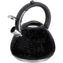 Resto Kettle 90604, 2.7 L, Must korpus, Must k&auml;epide, Roostevaba teras, Hinged vile, 195 mm, 240 mm