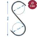 S formos kabliai rūkymui BROWIN 311205 100 mm &Oslash; 3 mm 5 vnt.