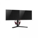 White Shark Lauahoidik RHAMSES-II, 17-27 tolli, 2 monitorile, 7 kg, VESA 75x75, 100x100, 180&deg; p&ouml;&ouml;ramine