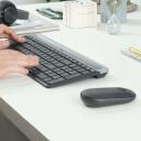 Logitech belaidė klaviatūra MK470, 10 m belaidžio ry&scaron;io diapazonas, 3 mygtukai, QWERTY, grafito spalva