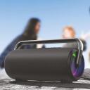 Manta Portatīvs Bluetooth skaļrunis SPK325-BK, 80W, 10h, Bluetooth 5.3, TWS, balss asistents, strāvas banka