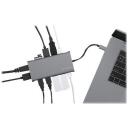 Raidsonic dokk IB-DK4050-CPD, 1xRJ-45, 1xUSB 3.0 Type-C, 2xUSB 3.0, 2xHDMI, Ethernet LAN