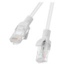 Lanberg patch kaabel CAT.6 UTP PCU6-10CC-0100-S, 1m, hall, vormitud, takistusteta, CCA juhtmed
