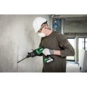 Bezvadu rotācijas āmurs SDS-Plus, HIKOKI, DH18DPCWPZ, 18 V, bezsuku motors, 3 režīmi, ergonomisks rokturis