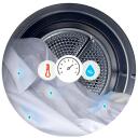 LG Dryer Machine | RH80V9AV3N | Energy efficiency class C | Front loading | 8 kg | LED | Depth 69 cm | Wi-Fi | White