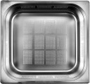Gastronomijas konteiners GN 2/3, YG-00361, YATO, nerūsējo&scaron;ā tērauda, 100 mm, 9.0 l, perforēts, līdz 300 &deg;C, trauku mazgājamā ma&scaron;īnā mazgājams
