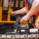 JCB JCB-18PGG-VS Professional 18V akumulatora smērvielas pistole tehnikas un mezglu eļļo&scaron;anai maināms ātrums 400g kārtridžs lokana &scaron;ļūtene