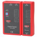 Uni-T UT681L v&otilde;rgu kaabli tester, 9V aku, LED indikaatorid, RJ45, RJ11, kiired ja aeglased testimisrežiimid