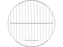 PORTABLE CHARCOAL GRILL, GRID 32CM 99922 LUND