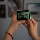 Weather Station 2MEASURE 170607, Electronic, Wireless, Black, 0-50°C, 20-95% RH, 9.5x2x7 cm