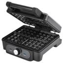 Lovio Vafeļu panna LVWF001BK, 1400W, 4 vafeļu, 25x21,6cm, neslīdo&scaron;as kājiņas, regulējams termostats, aizsardzība pret pārkar&scaron;anu