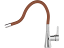 Virtuves jaucējkrāns, elastīgs FALA, 75712, brūns, misiņš