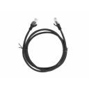 Lanberg patch kaabel CAT.6 UTP PCU6-10CC-0150-BK, 1.5 m, must, RJ-45 - isane, UTP, vormitud, takistusteta