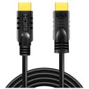 Logilink HDMI kabelis, aktīvais, CHA0025, 25 m, 4K, melns, HDMI A tips (vīrie&scaron;u), zelta kontakti