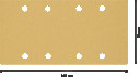 Slīppapīrs,kokam perf. 186x93,G80,50gab, Orbitālajām slīpma&scaron;īnām EXPERT C470 SMIL&Scaron;PAPĪRS, 2608900937, BOSCH