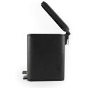 Beldray Atkritumu tvertne ar pedāli LA041173BLKPEU7, 5l, melns, 1 nodalījums, dzelzs, vāks, pedālis