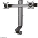 Neomounts monitors stiprinājuma roka FPMA-D860DBLACK, 10-27", 7 kg, 240-470 mm augstuma regulē&scaron;ana, 360&deg; rotācija, 20&deg; svēr&scaron;ana
