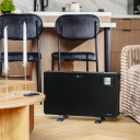 Kompakts konvekcijas ventilatora sildītājs ar tālvadības pulti 2000 W 3 jaudas līmeņi līdz 30 m² Melns CR7739 Camry