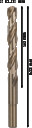 Urbjma&scaron;īnām/skrūvgriežiem PRO STAINLESS STEEL HSS-CO SPIRĀLVEIDA URBIS, 2608585901 BOSCH