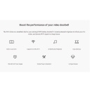 Ezviz CH1 Smart Doorbell Chime Wi-Fi 2.4 GHz Divu Antenu Regulējams Skaļuma Signāls Balts