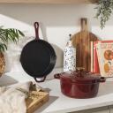 Salter Cep&scaron;anas panna BW13773R, 26cm, čuguns, līdz 240&deg;C, piemērota indukcijai, grilē&scaron;anai, cep&scaron;anai